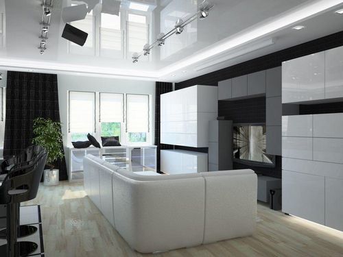 Гостиная спальня в классическом стиле: современная комната, лофт и прованс, интерьер минимализм, дизайн 2017