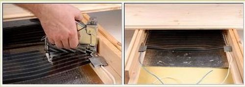 Электрический теплый пол на деревянный пол - безопасный монтаж