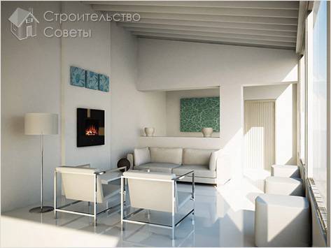 Электрокамины в интерьере квартиры - дизайн интерьера с электрокамином (+фото)