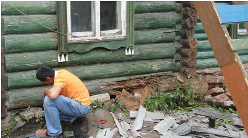 Как поднять потолок в деревянном доме - Строительство дома своими руками