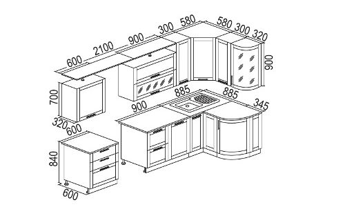 Как сделать кухонный гарнитур своими руками: особенности изготовления