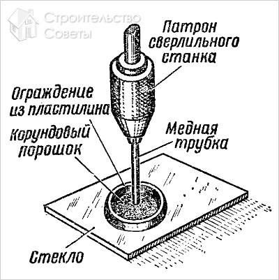 Как сверлить стекло - несколько способов сверления стекла