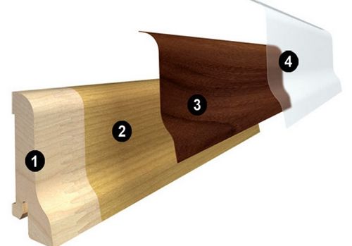МДФ плинтус напольный: описание и монтаж своими руками