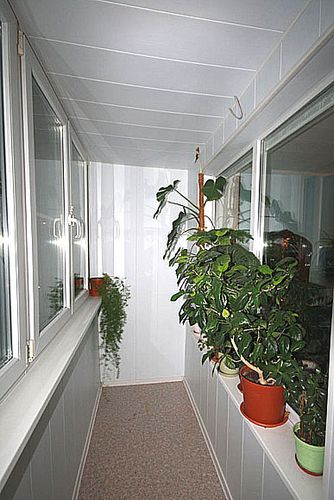 Облицовка балкона