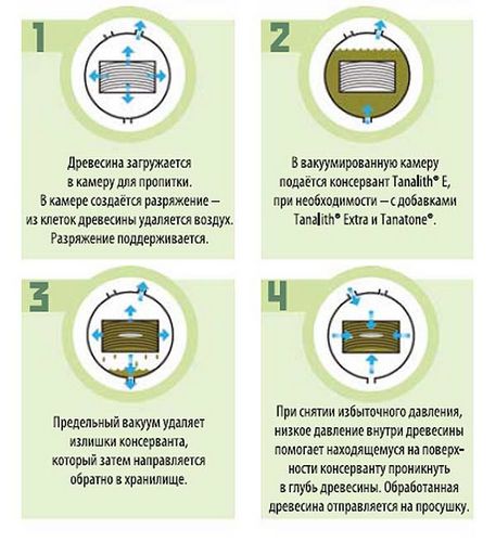 Обработка сруба: огнезащитная и антисептическая