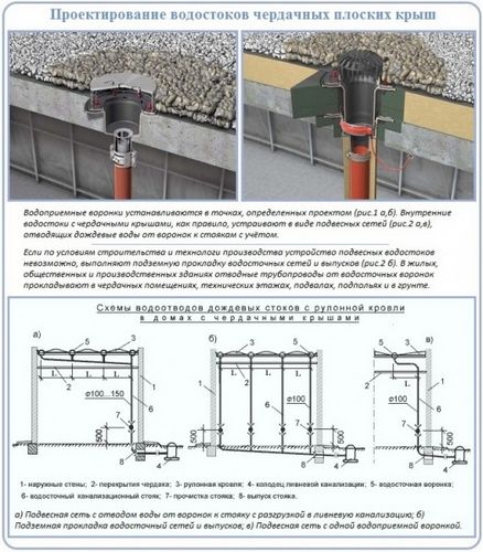 Организованный водосток с кровли