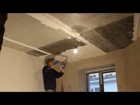 Как выровнять потолок: фото, видео выравнивания потолка своими руками