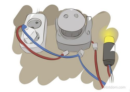 Подключение датчика движения: схема и пошаговая инструкция.