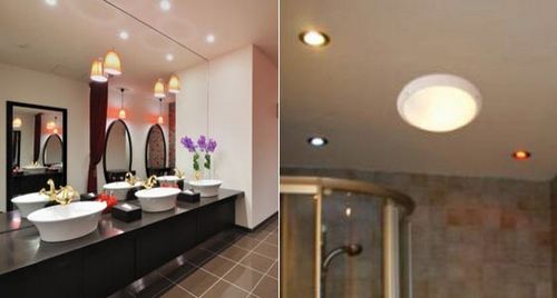 Потолочные светильники для ванной комнаты своими руками
