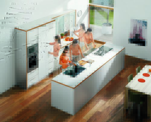 Проект кухни с расстановкой мебели (65 фото): как правильно расставить, расположение мебели