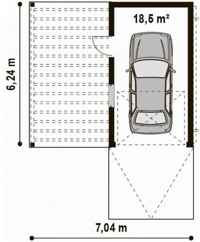 Размеры гаража