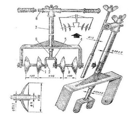 Ручные культиваторы своими руками