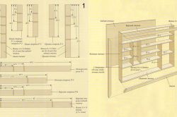 Стеллаж из дерева своими руками: чертежи (фото и видео)