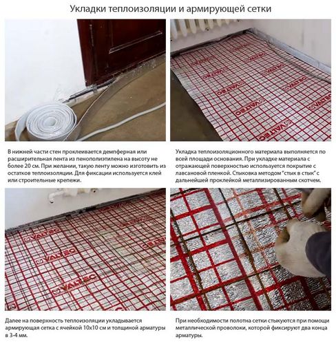 Теплый пол в ванной комнате своими руками - подготовка и монтаж