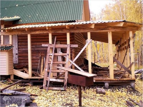 Веранда на даче своими руками - как сделать веранду на даче (+фото)