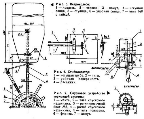 Ветряная мельница своими руками