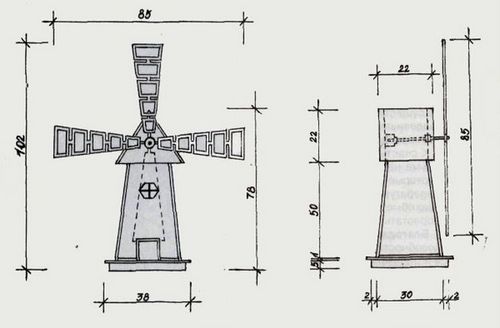 Ветряная мельница своими руками