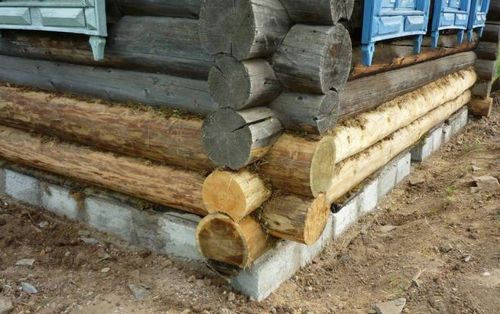 Замена нижних венцов деревянного дома - Строительство дома своими руками