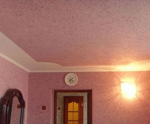 жидкие обои на потолок фото и отзывы домовладельцев